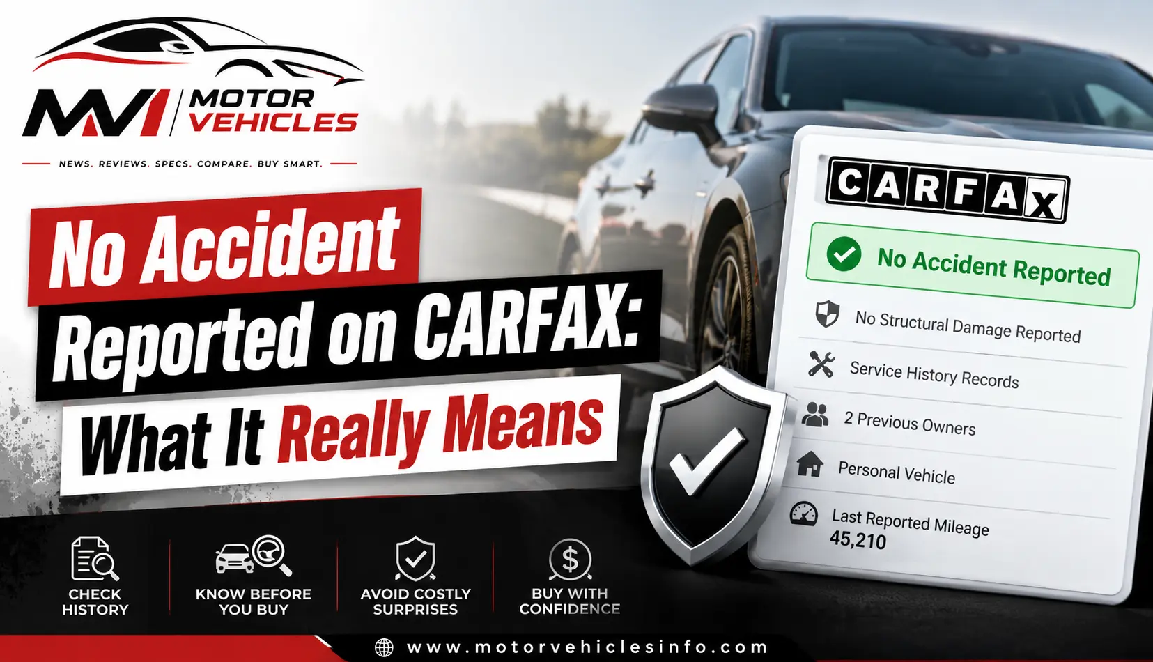 no accident reported on CARFAX