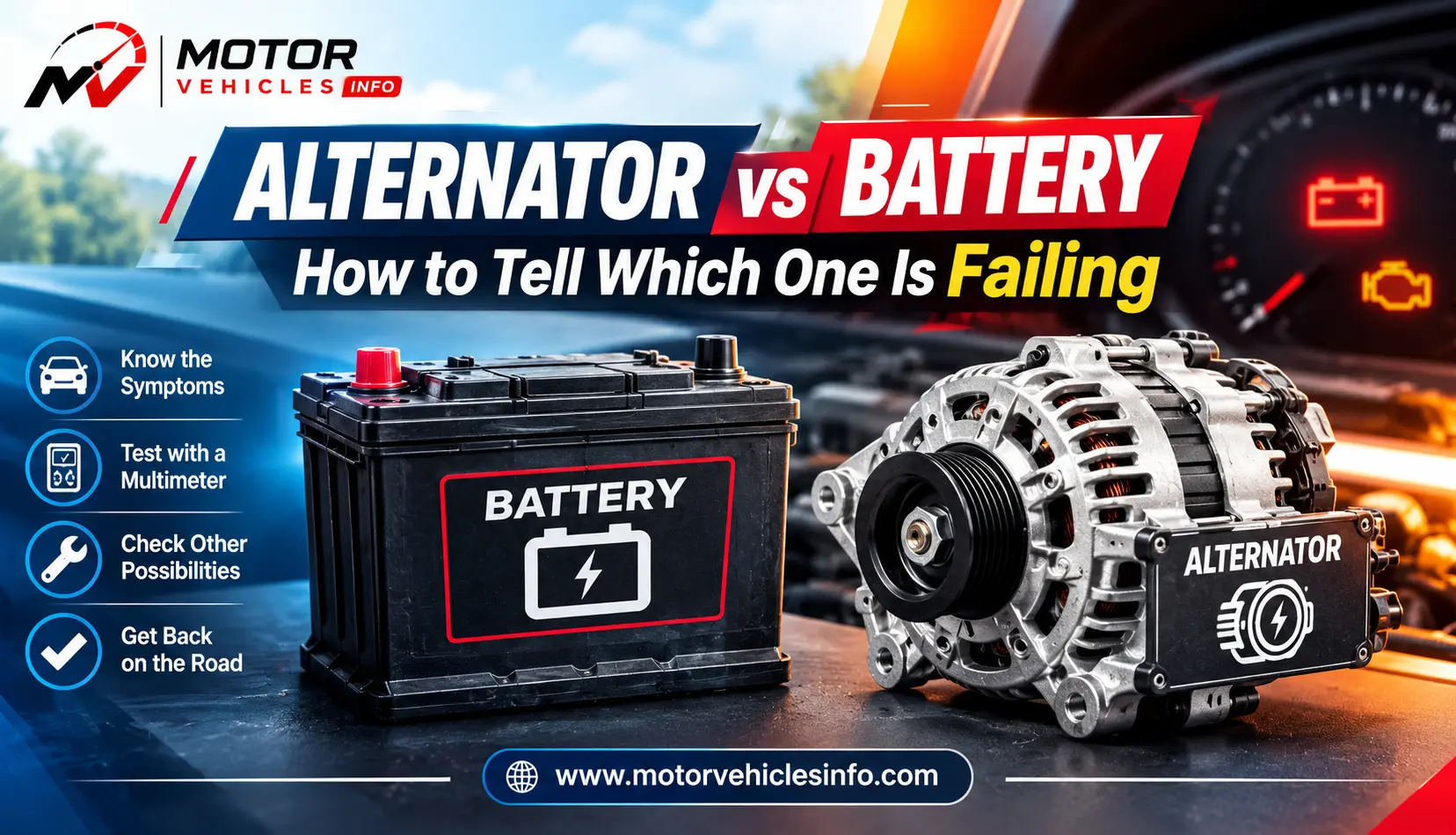 Alternator vs Battery